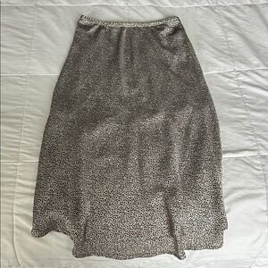 Sienna Sky Black and White Midi Skirt